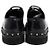 Louis Vuitton Black Monogram Stud Derby Shoes - view 6