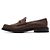 Gucci Mocasines para hombre en cuero marrón con hebilla horsebit