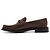 Gucci Mocasines para hombre en cuero marrón con hebilla horsebit - vista 4