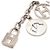 Ring Hermès Portachiavi con charm Olga in argento Bianco - vista 2