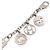Ring Hermès Portachiavi con charm Olga in argento Bianco - vista 3
