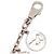 Ring Hermès Portachiavi con charm Olga in argento Bianco - vista 4