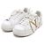 Louis Vuitton Sneaker Timeout da donna in pelle bianca con logo a cerchio dorato Bianco - vista 3