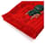Dior Sciarpa in lana Otani Workshop Logo Rosso  - vista 2