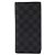 Louis Vuitton Damier Graphite Canvas Brazza Long Wallet Men Wallet Brown