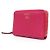 Gucci Cartera de cuero rosa con cremallera - vista 3