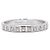 Chopard White Gold Half Set Diamond Ice Cube Ring Size - view 3