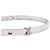 Louis Vuitton Pulsera rígida Empreinte en oro blanco - vista 3