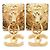 Chanel Orecchini pendenti Lion con logo CC dorato Season VIP Novelty Arancione