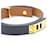 Hermès Mini Dog Gold Buckle Leather Women's Bracelet Black  - view 4