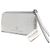 Brunello Cucinelli Metallic-Silber Leder-Pouch mit langem Portemonnaie - Ansicht 3