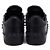 Valentino Sneakers Untitled da donna in pelle nera con Rockstud - vista 7