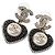 Chanel Orecchini Heart Crystal Pearl Drop Season Multicolore