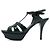 Saint Laurent Sandali con plateau in vernice verde Tribute