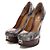 Fendi Python FF Logo Platform High Heels für Damen - Ansicht 3