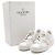 Valentino Baskets Untitled pour femme en cuir blanc avec Rockstud - vue 7