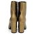 Saint Laurent Botines de piel dorada para mujer - vista 5