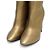 Saint Laurent Botines de piel dorada para mujer - vista 6