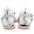 Tory Burch Sandali Mules e Pantofole da Donna in Pelle Avorio con Logo - vista 8