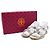 Tory Burch Sandali Mules e Pantofole da Donna in Pelle Avorio con Logo - vista 9