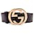 Gucci Interlocking Belt Brown