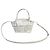 Bottega Veneta Mini borsa a tracolla Arco Intrecciato Bianco