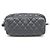Chanel Borsa a tracolla con doppia zip Gray Series Marrone