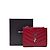 Saint Laurent Monogramm Bi-Fold Wallet Rot - Ansicht 8