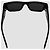 Prada Square Sunglasses Triangle Metal Logo Black - view 18