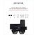 Prada Square Sunglasses Triangle Metal Logo Black - view 25
