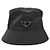 Prada Cappello bucket in Re-Nylon Nero