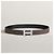 Hermès Reversible Black Eton Leather Belt Silver Buckle for Men Silvery - view 3