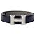 Hermès Reversible Black Eton Leather Belt Silver Buckle for Men Silvery - view 5