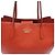 Gucci Borsa shopper Swing Medium in pelle di vitello rossa, borsa a tracolla da donna Rosso - vista 5