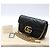 Gucci Borsa a tracolla Super Mini GG Marmont trapuntata nera Nero - vista 2