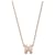 Hermès Mini Pop Pendant Women Necklace Rose Gold Poudre Pink  - view 1