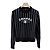 Chanel Strickpullover aus Kaschmir für Damen mit CC-Logo-Streifen Schwarz