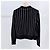 Chanel Strickpullover aus Kaschmir für Damen mit CC-Logo-Streifen Schwarz - Ansicht 4