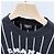Chanel Strickpullover aus Kaschmir für Damen mit CC-Logo-Streifen Schwarz - Ansicht 6