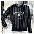 Chanel Strickpullover aus Kaschmir für Damen mit CC-Logo-Streifen Schwarz - Ansicht 8