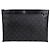 Louis Vuitton Pochette Discovery Black Large Clutch Bag Nero