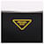 Prada Borsa a tracolla Tessuto Triangle Logo Multi-Strap Nero - vista 3