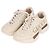 Gucci Sneakers Rhyton con logo Side Three Stripe Bianco