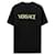 Versace Oversized T-Shirt mit Logo Schwarz - Ansicht 6