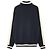 Moncler Giacca in maglia imbottita con zip da uomo, blu notte - vista 2