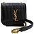 Saint Laurent Borsa a tracolla con catena Vicky Black Nero