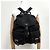 Prada Zaino in Nylon Triangle Logo Medium Nero - vista 3