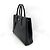 Prada Valigetta Tote Saffiano Triangle Logo Nera Nero - vista 8