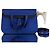 Hermès Borsa Halzan Verso Clemence Gold Hardware Blue Nappa