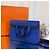 Hermès Borsa Halzan Verso Clemence Gold Hardware Blue Nappa - vista 2